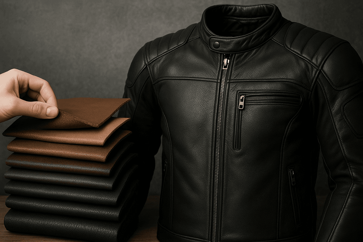 épaisseur idéale de cuir pour un blouson de moto