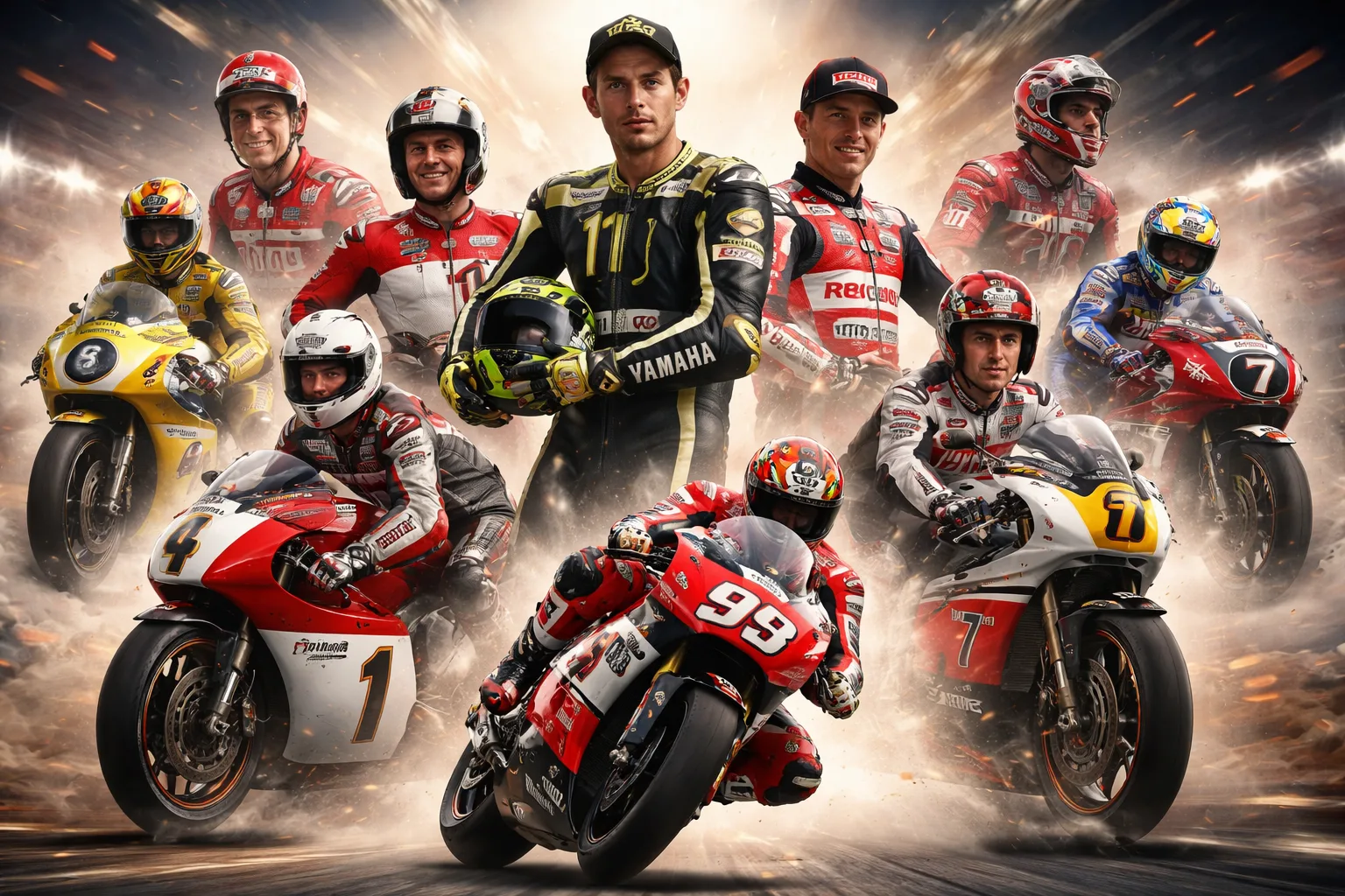 plus grands pilotes moto