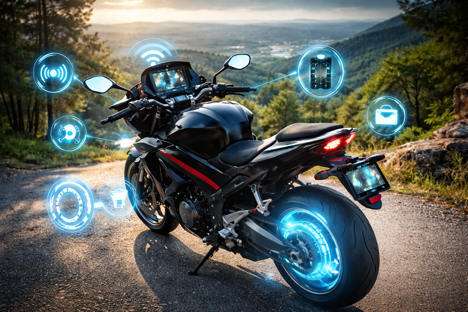 Technologies embarquées sur les motos modernes